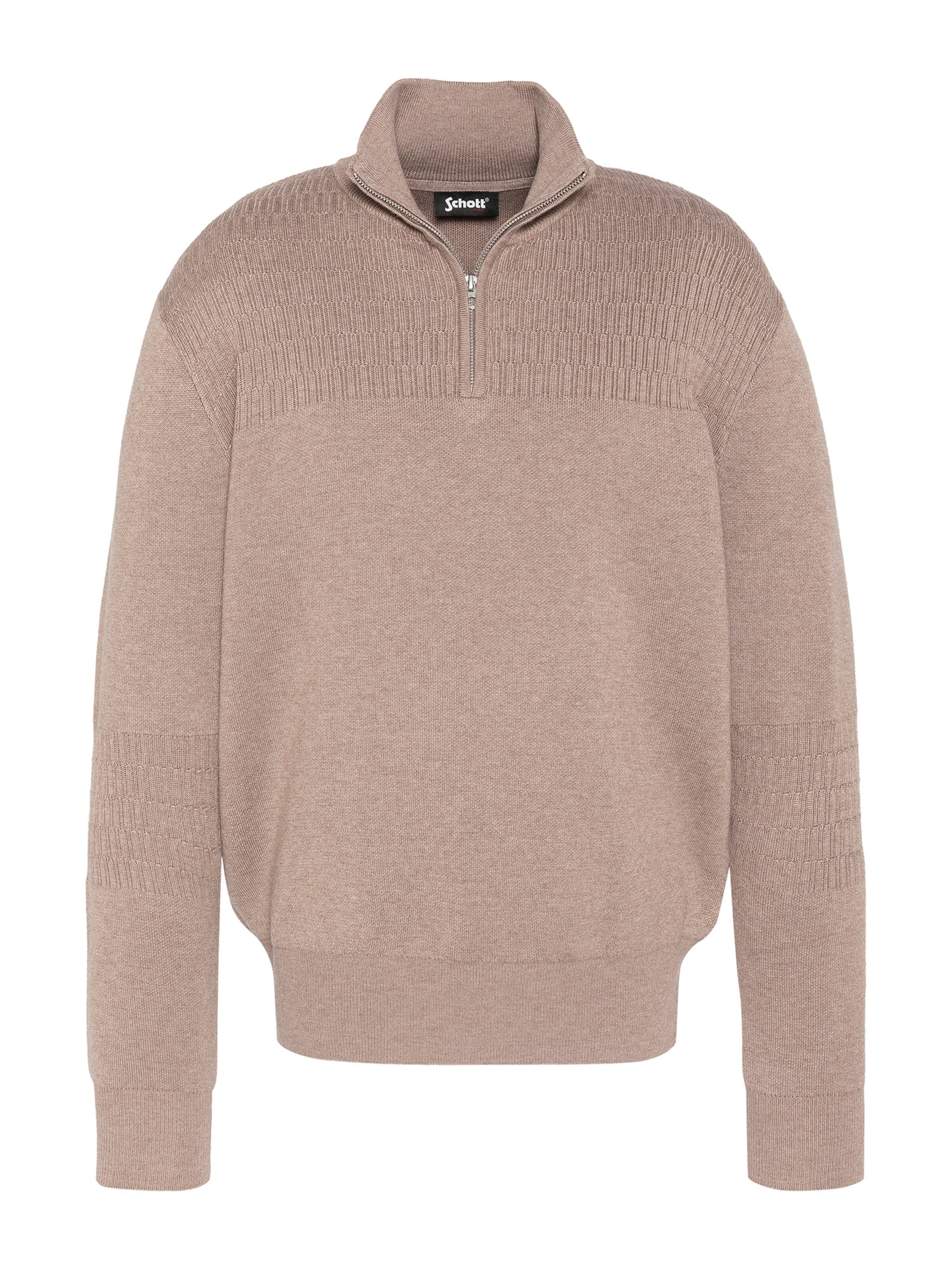 Pull-over Schott NYC en gris : devant