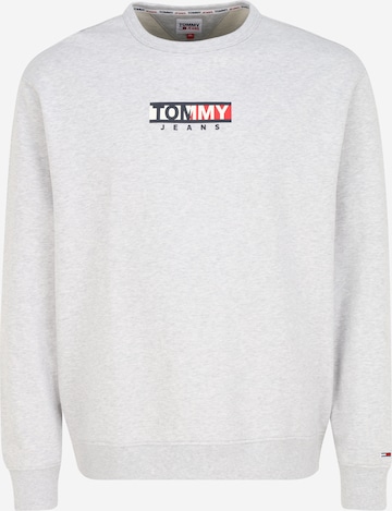 Tommy Jeans Plus Sweatshirt in Grey: front