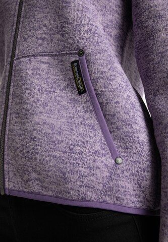 Veste en polaire Schmuddelwedda en violet