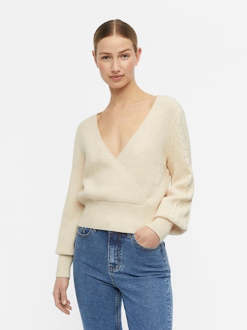 OBJECT Sweater 'Dea' in Beige: front