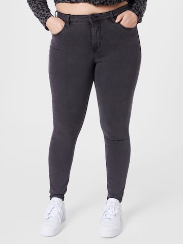 Slimfit Jeans 'AMY' de la Zizzi pe gri: față