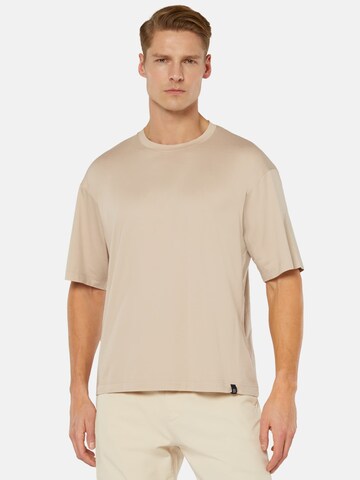 T-Shirt Boggi Milano en beige : devant