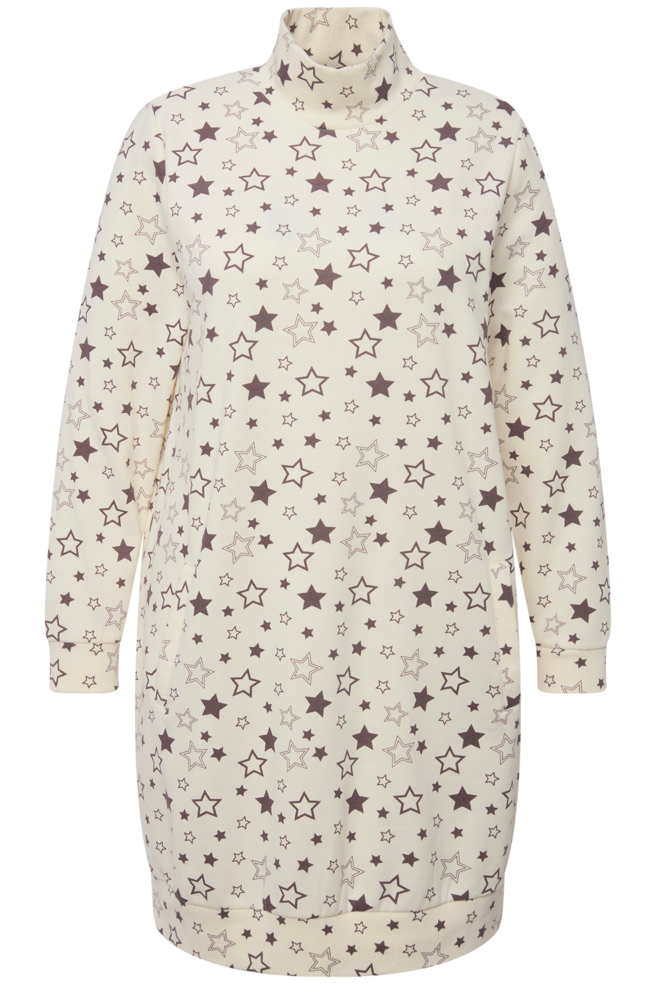 Ulla Popken Dress in Beige: front