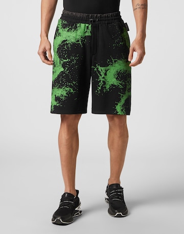 Loosefit Pantaloni sportivi 'Splash Extreme' di Plein Sport in nero: frontale