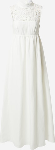 True Decadence Evening Dress in White: front