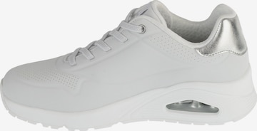 SKECHERS Sneaker low 'Skechers Uno-Shimmer Away' in Weiß: Vorderseite
