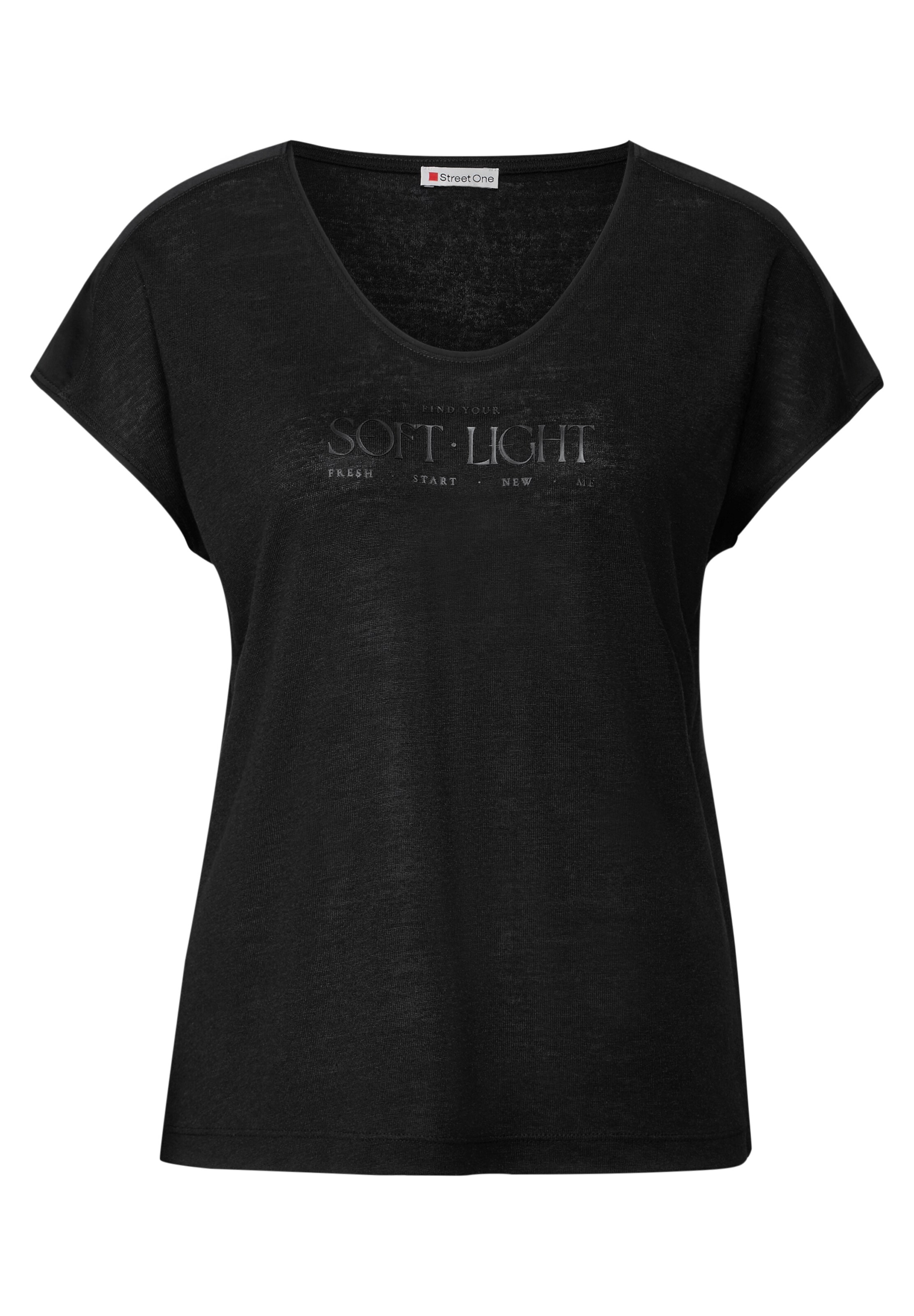 STREET ONE Shirt in Black: front