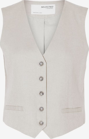 SELECTED FEMME Vest in Beige: front