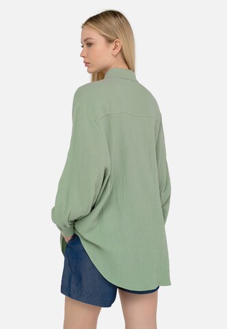 FRESHLIONS Regular fit Blouse 'Honari' in Green