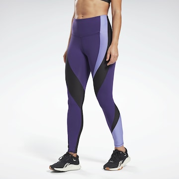 Skinny Pantalon de sport Reebok en violet