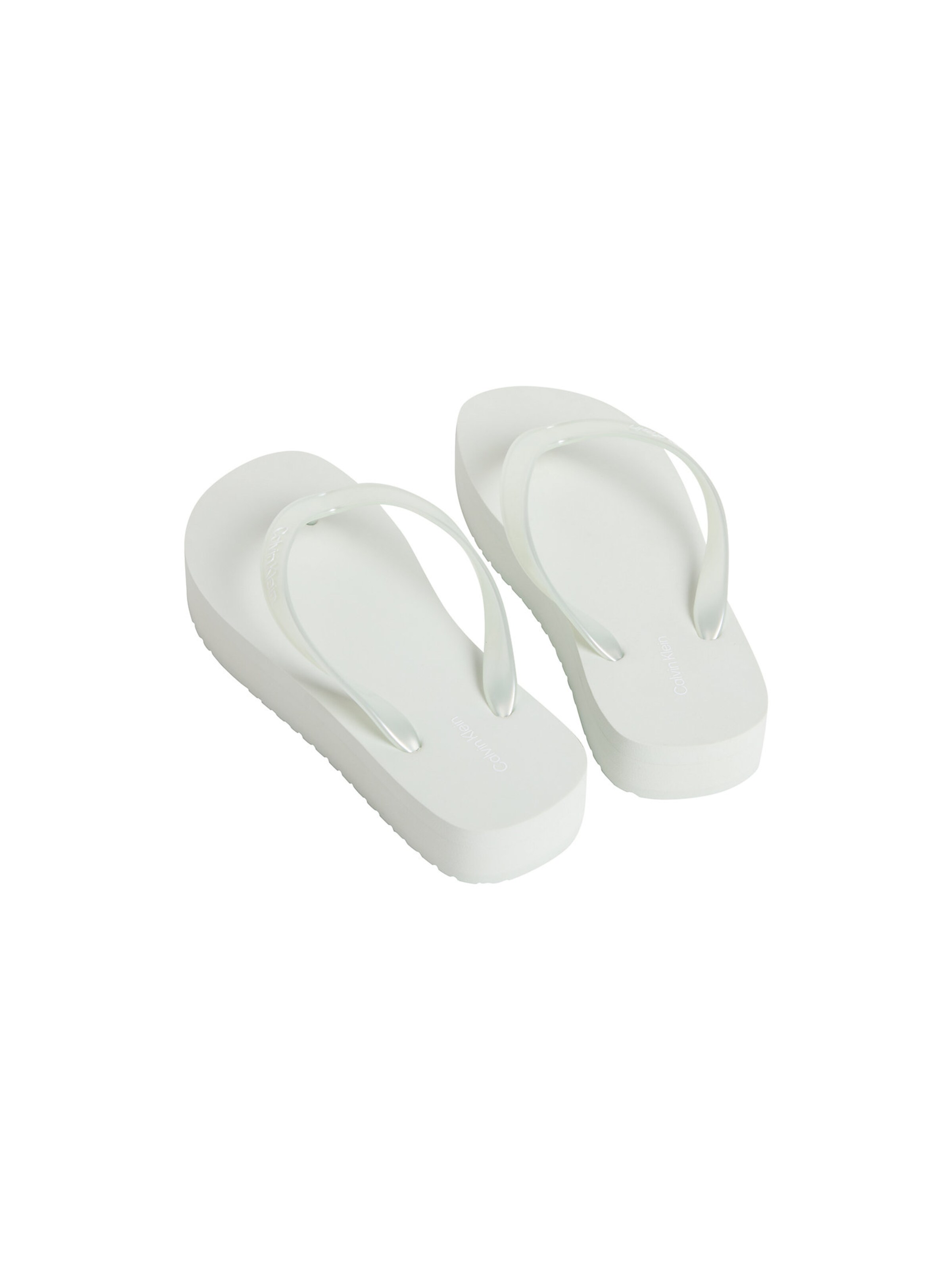 Calvin Klein T-bar sandals 'Aysha' in White