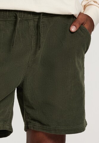 Regular Pantalon 'Rio' Shiwi en vert