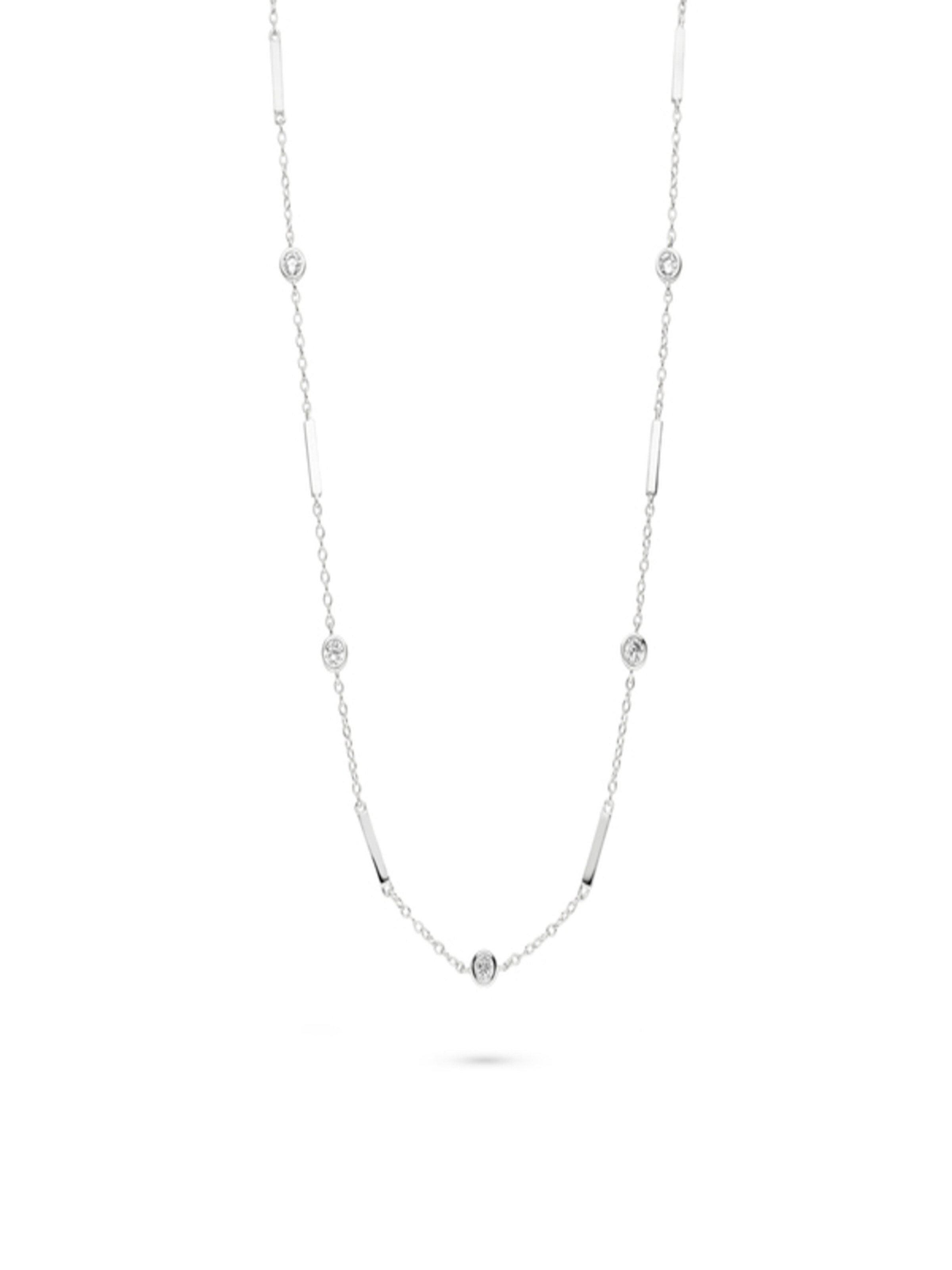 Fiocco Jewelry Necklace 'Stella' in Silver: front