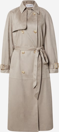 noar studios Overgangsfrakke 'SUEDE COAT' i taupe, Produktvisning