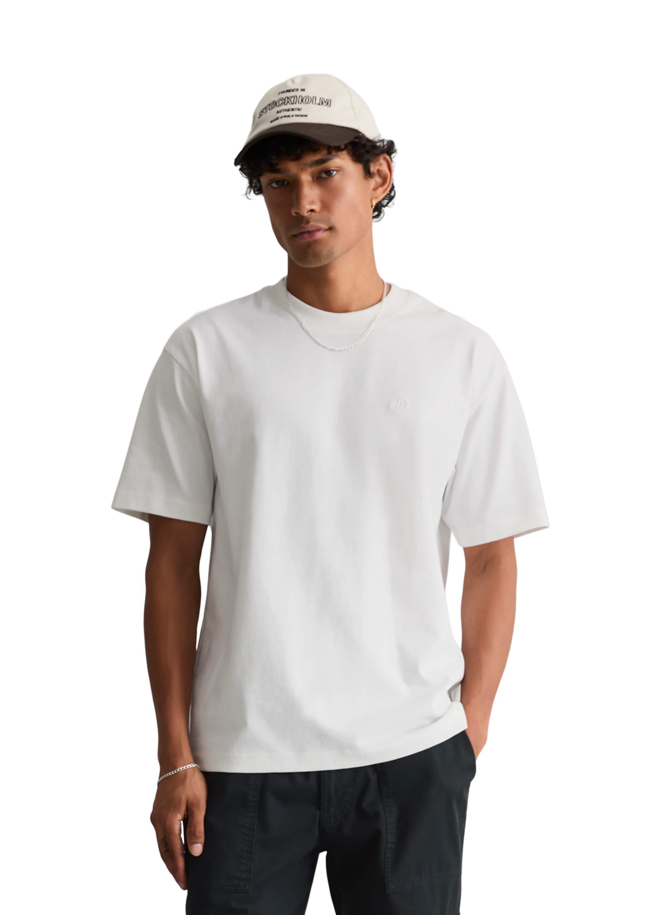 Marc O'Polo DENIM T-Shirt in Weiß: Vorderseite