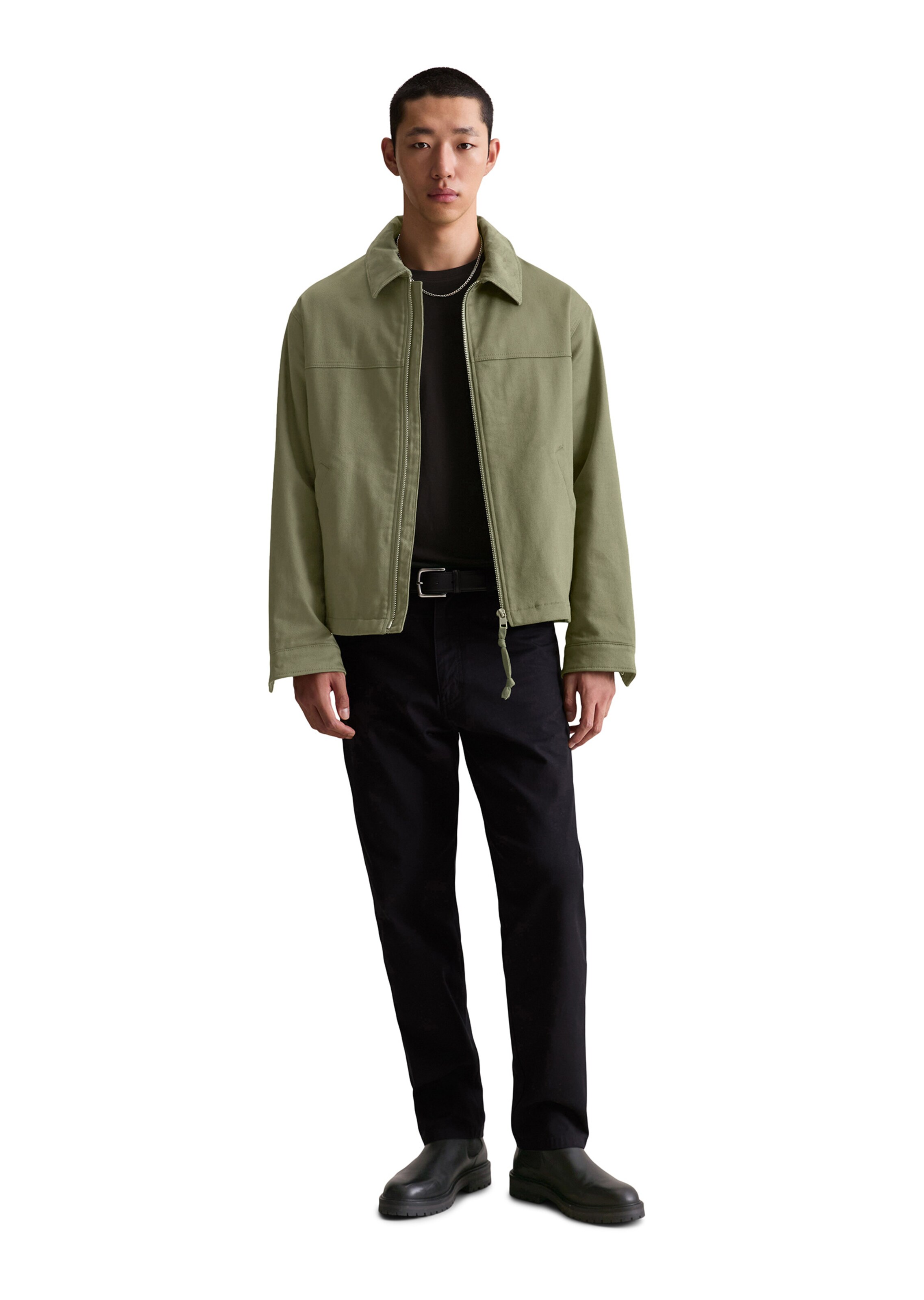 Marc O'Polo DENIM Between-season jacket in Green