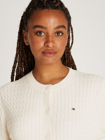 TOMMY HILFIGER Strickjacke in Beige