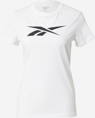 Reebok Sport Функционална тениска в черно / бяло, Преглед на продукта