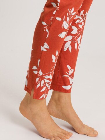 Hanro - Calças de pijama 'Sleep & Lounge' em laranja