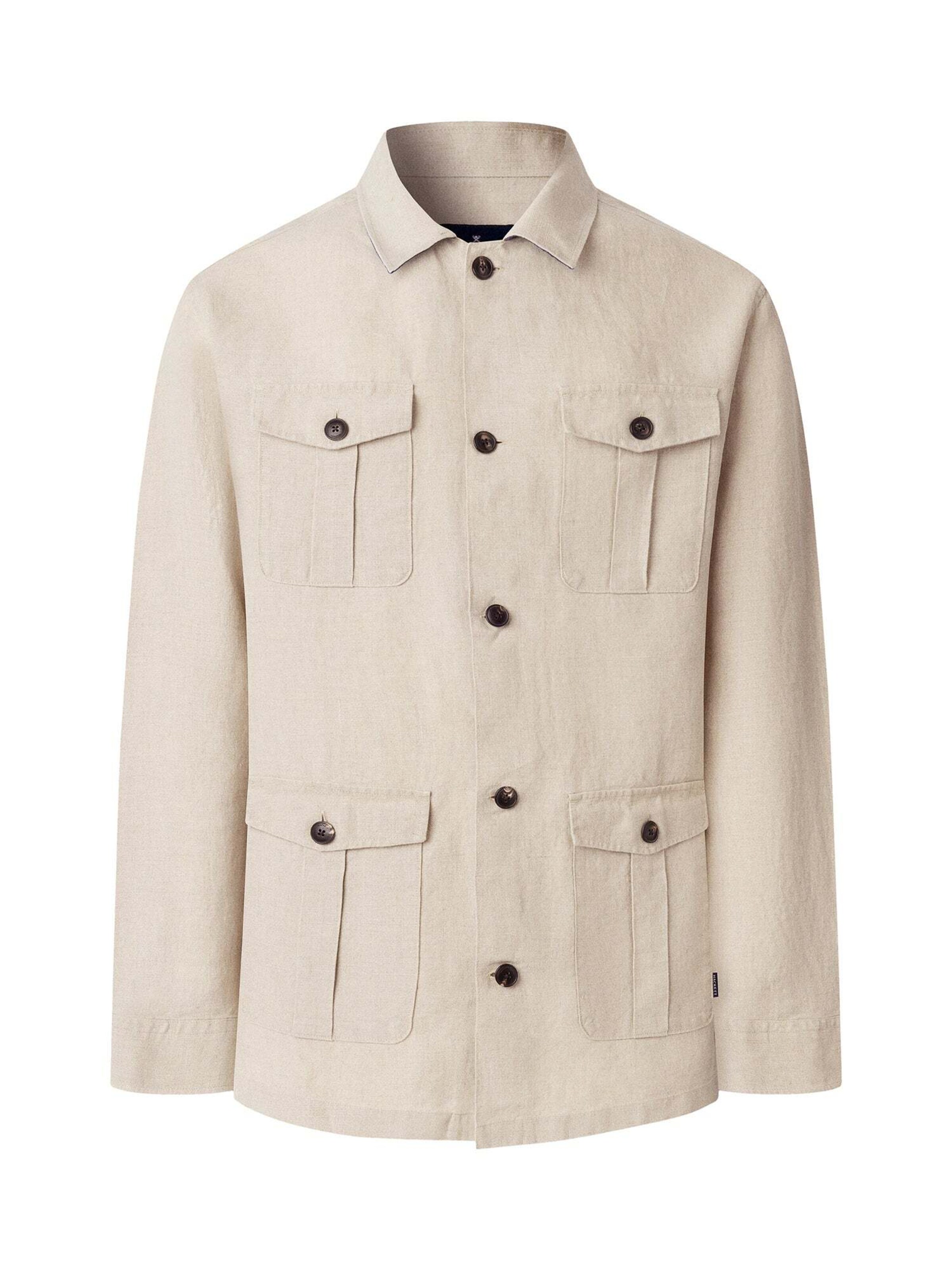 Giacca di mezza stagione di Hackett London in beige: frontale