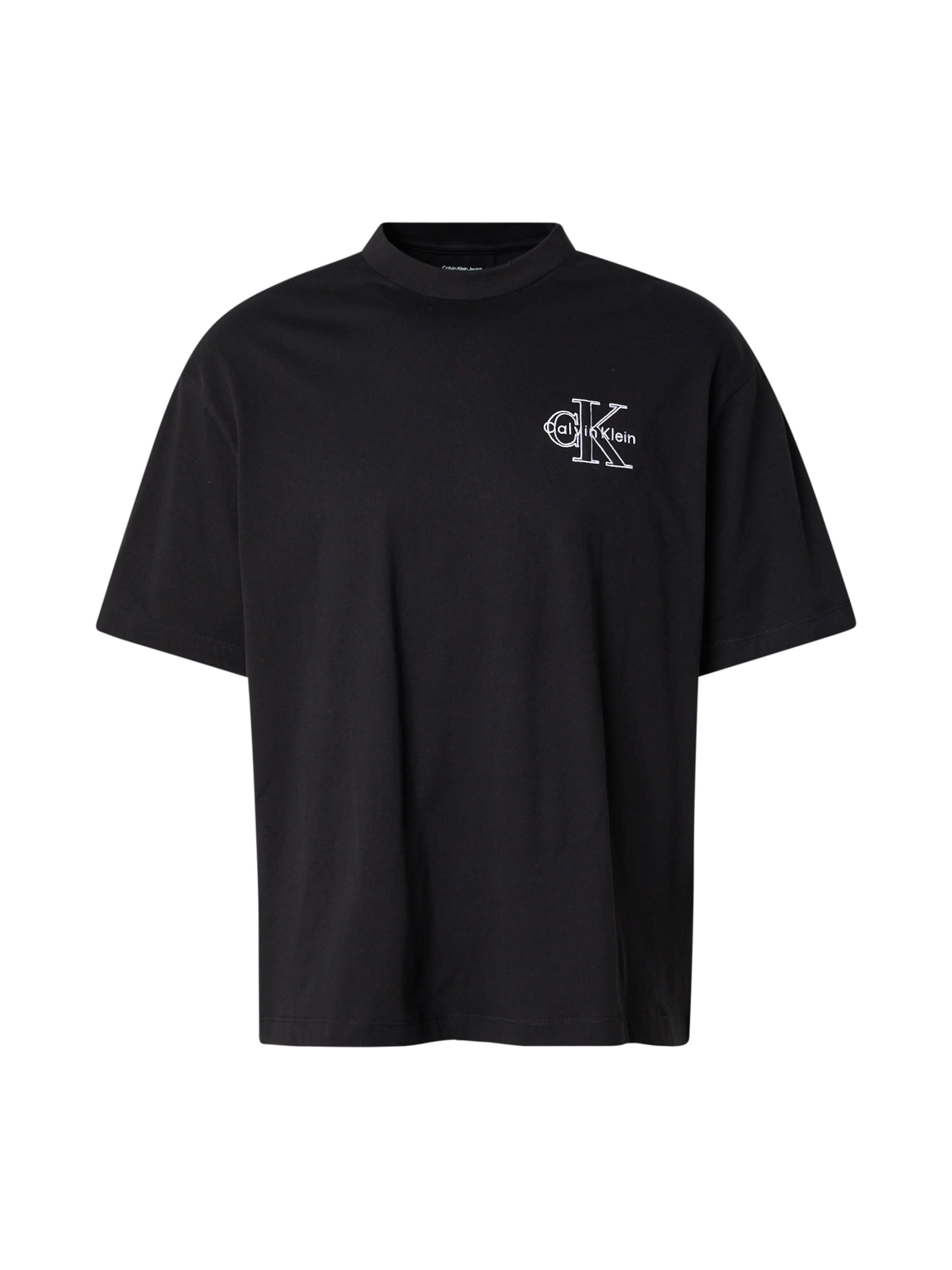 Calvin Klein Jeans Μπλουζάκι σε μαύρο: μπροστά