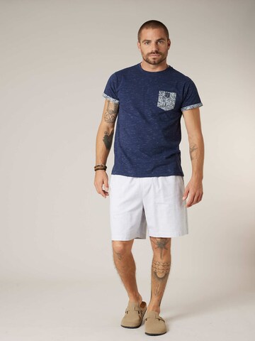 T-Shirt 'SHAMAR' Deeluxe en bleu