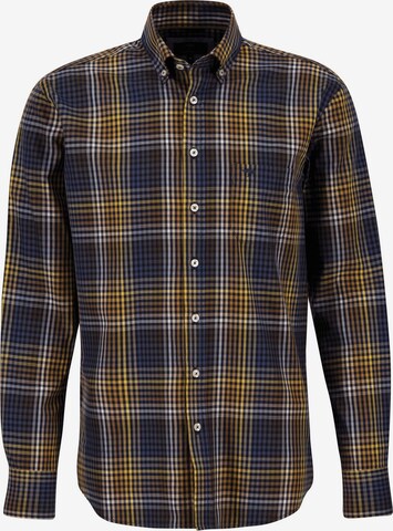 FYNCH-HATTON Regular fit Button Up Shirt in Blue: front