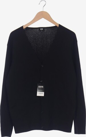 UNIQLO Sweater & Cardigan in XL in Black: front