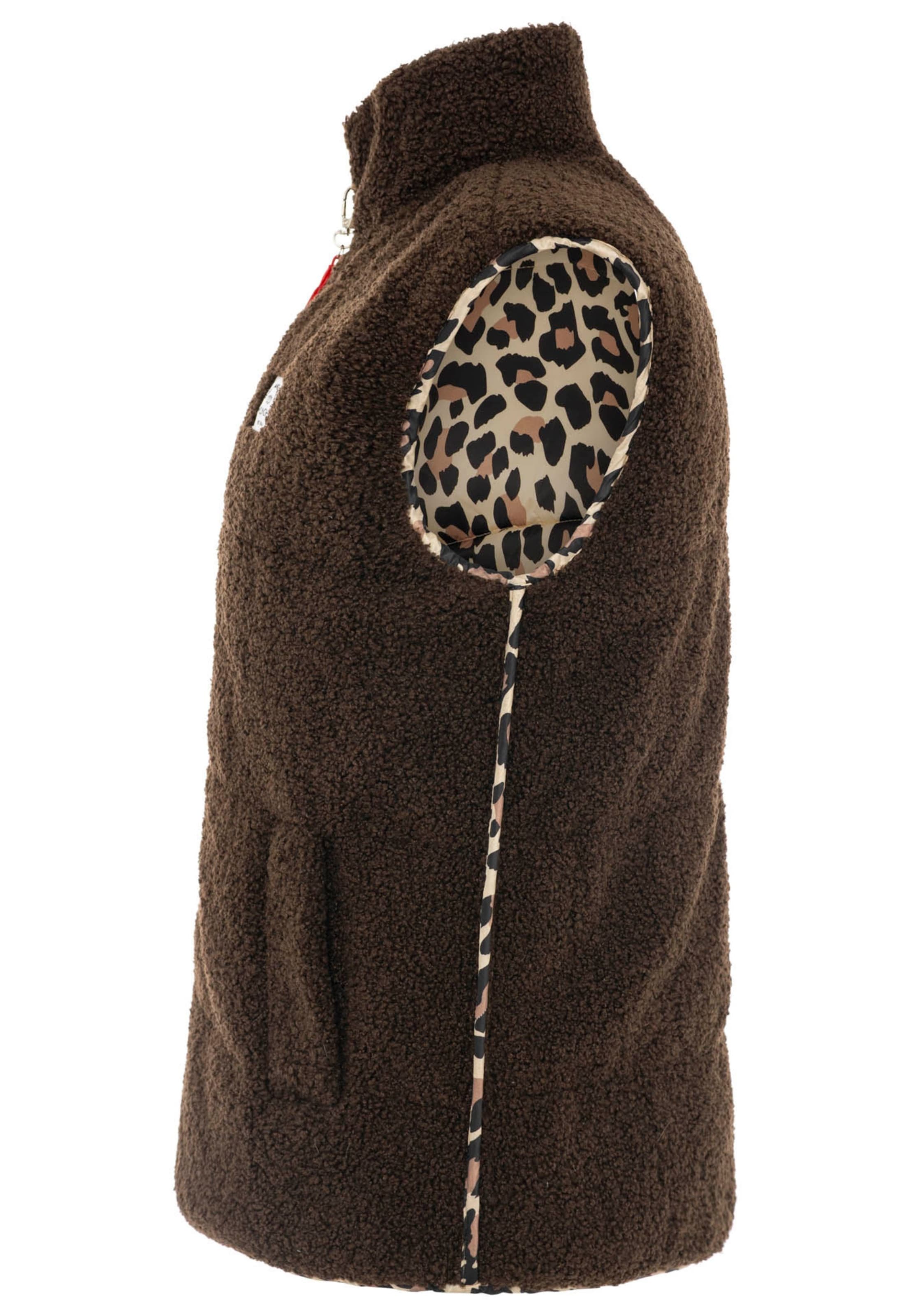 Zwillingsherz Vest 'leo Teddy' in Brown