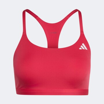 ADIDAS PERFORMANCE Bustier Sport-BH 'Opt Ess' in Pink