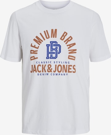T-Shirt JACK & JONES en blanc : devant