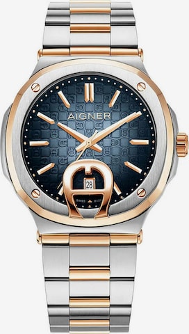 AIGNER Analoguhr in Silber: Vorderseite