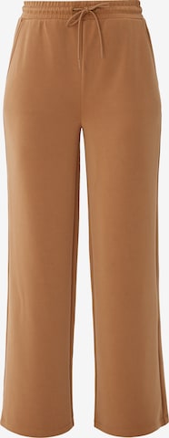 s.Oliver Wide leg Pants in Brown: front