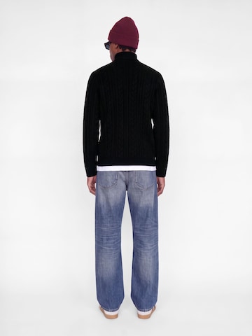 Jack & Jones Premium Пуловер 'JPRBlucallum' в черно