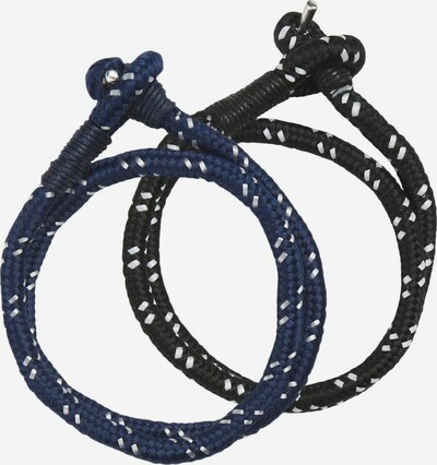 JACK & JONES Armband in de kleur Blauw / Zwart / Wit, Productweergave