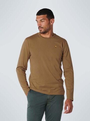 No Excess Shirt in Brown: front