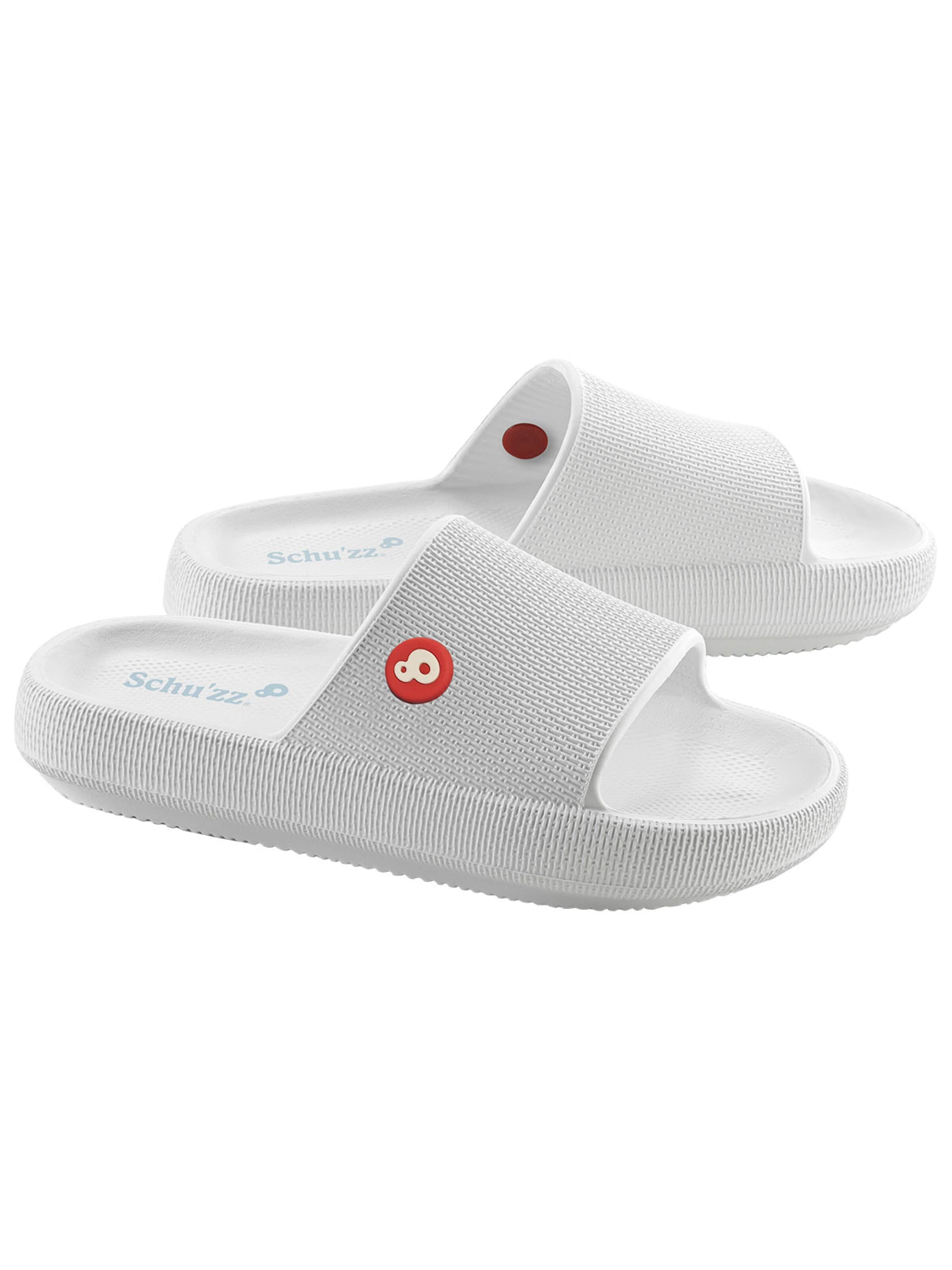 Schuzz Sandale 'Freizeitschuhe Claquette in weiß'‌‌‌‌‌ in Weiß