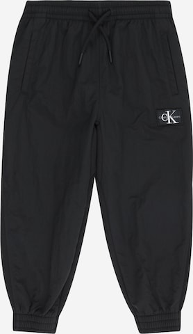 Calvin Klein Jeans Regular Pants in Black: front