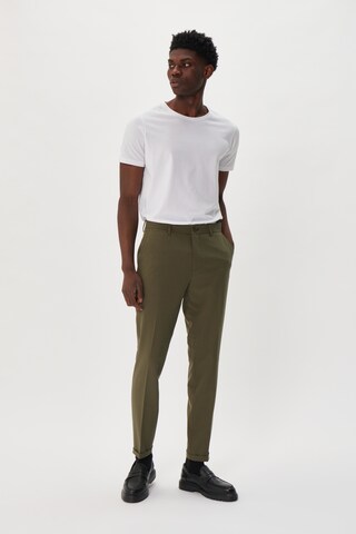 Matinique Slimfit Broek 'Liam' in Groen