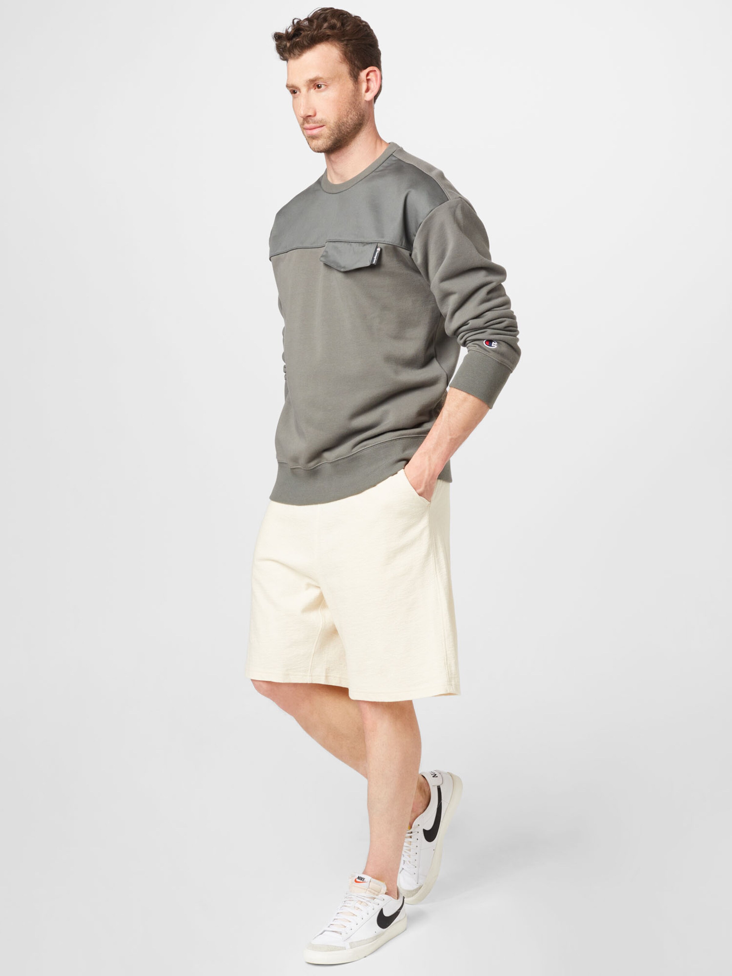 Männer Hosen WEEKDAY Shorts 'Keo' in Creme - UH60091
