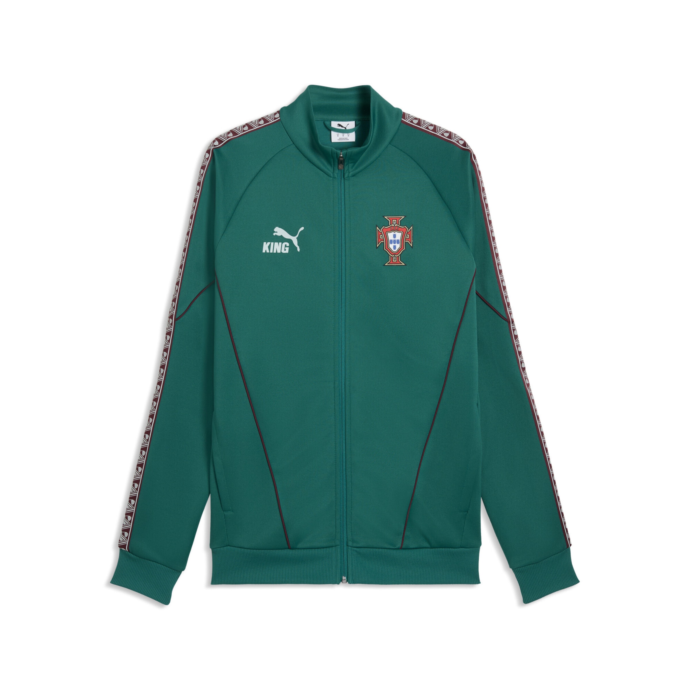 Vestes d’entraînement 'Portugal King' PUMA en vert : devant