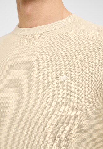 MUSTANG Pullover 'Style Elliot' in Beige