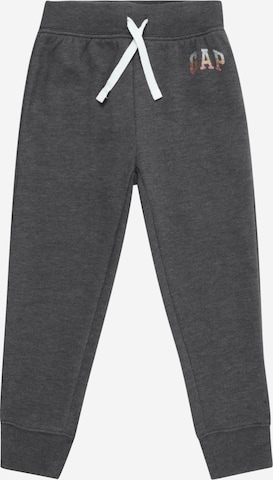 GAP Tapered Broek in Grijs: voorkant