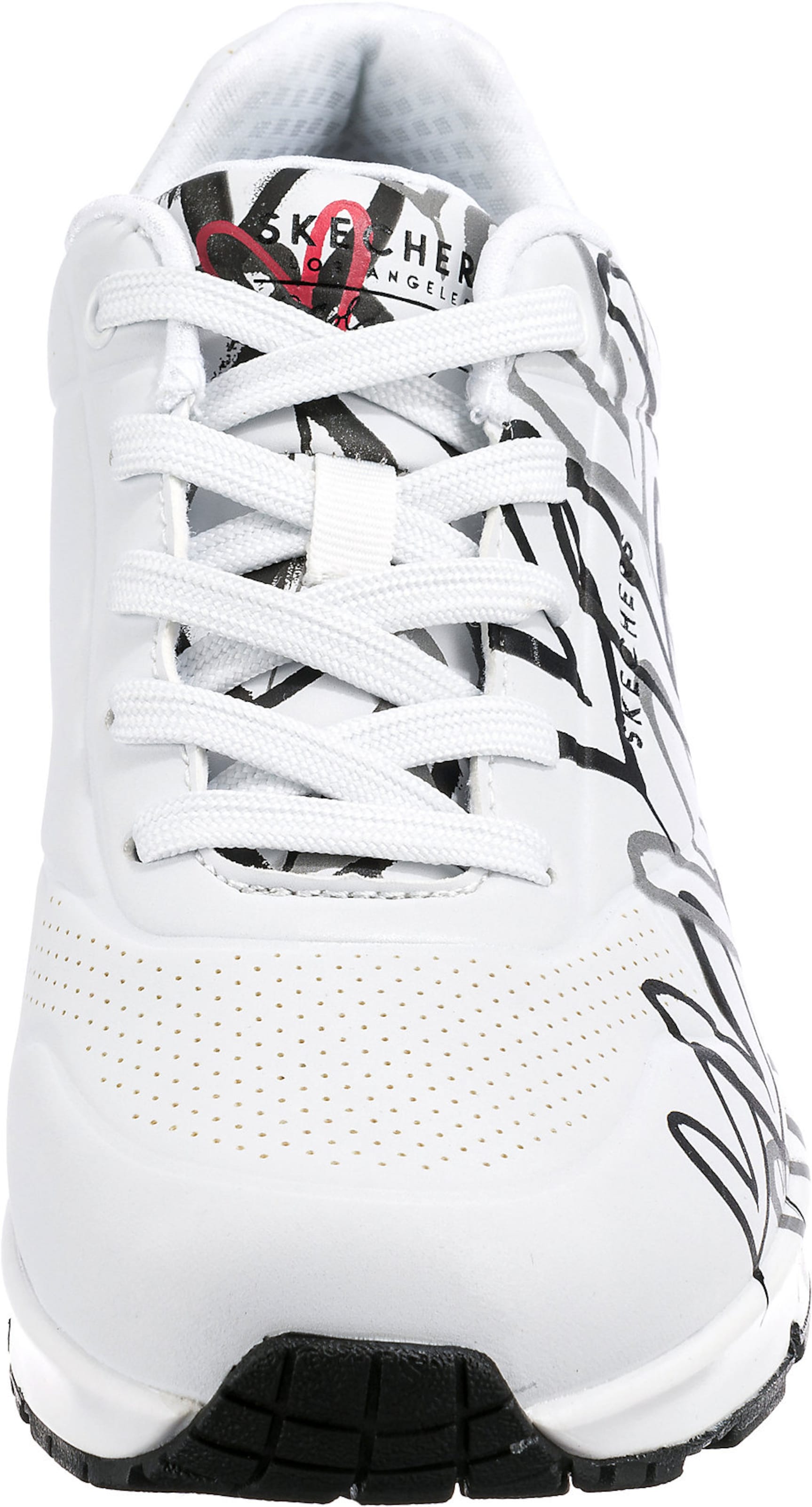 SKECHERS - Sapatilhas baixas 'Uno - Spread The Love' em branco