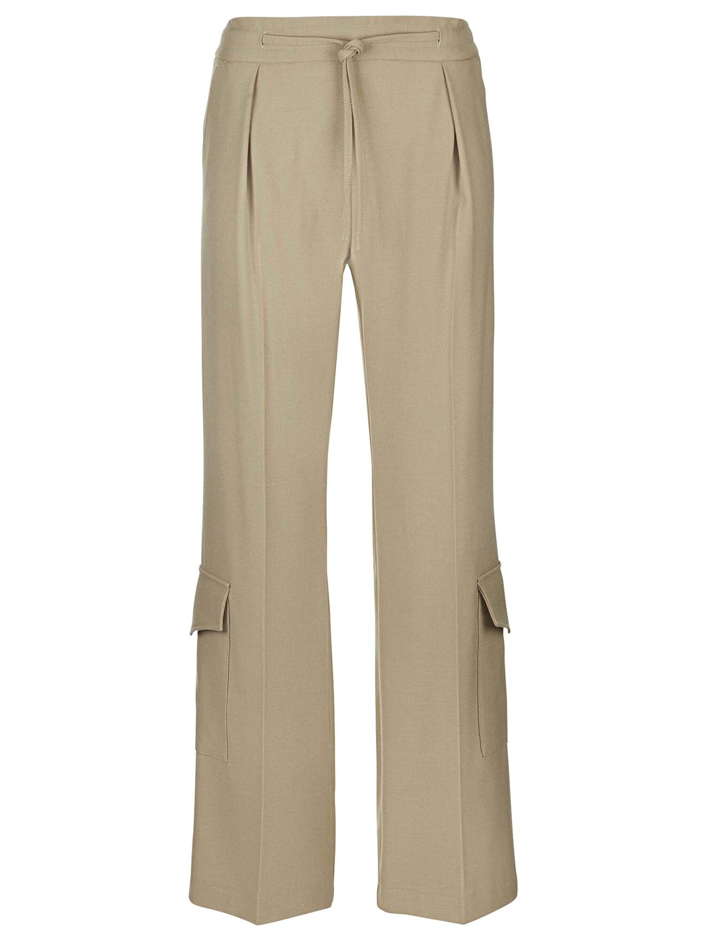 Loosefit Pantalon cargo MADELEINE en beige : devant