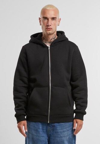 Urban Classics Sweat jacket in Black: front