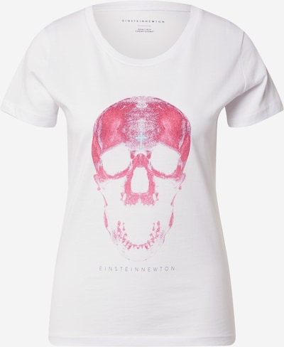 Tricou 'Light Skull' EINSTEIN & NEWTON pe roz / alb, Vizualizare produs