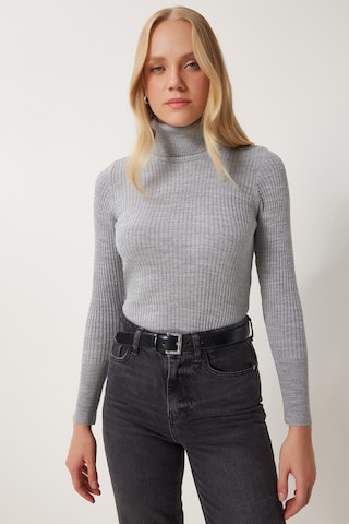 Pullover di Happiness İstanbul in grigio