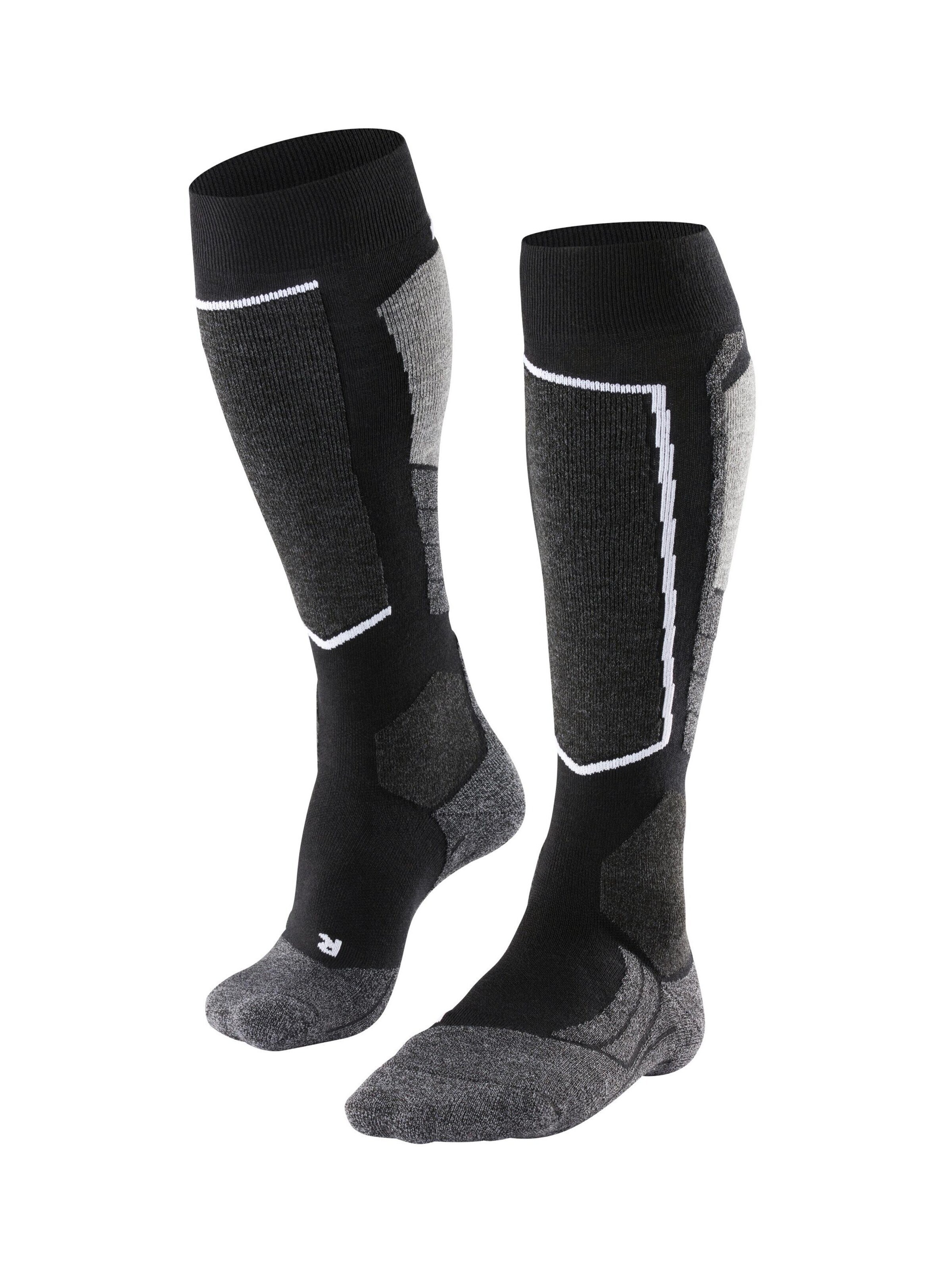 FALKE Sportsocken 'SK2 Intermediate'‌‌‌‌‌‌‌ in Schwarz: Vorderseite