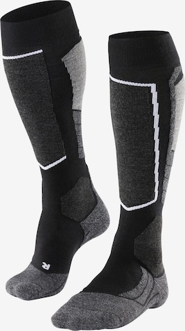 FALKE Sportsocken 'SK2 Intermediate' in Schwarz: Vorderseite